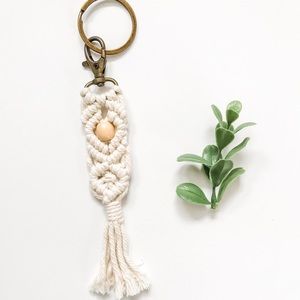 Handmade Macrame Keychain | Bag Charm
